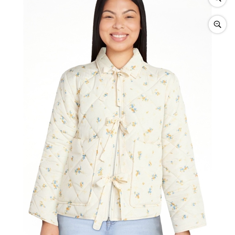 Boundaries Quilted Bow Jacket, Women's XXS-XXL - Picture 6 of 9